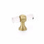 Schaub 411 - Lumiere Transitional Cabinet T Knob Acrylic Satin Brass Finish