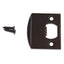 Emtek 86086US Square Corner Extended Lip Strike for Passage, Privacy or Key-In Sets