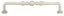 Emtek 86248US15 Spindle Cabinet Pull with 6" Center To Center Satin Nickel Finish