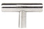 Emtek 86357US26 Brass Bar 2" Cabinet Knob Polished Chrome Finish