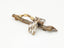Schaub 892-MOP-ED 3-22/25" Center to Center Mother of Pearl Nature Dragonfly Twig Cabinet Pull Estate Dover Finish