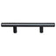 Pride Industrial P1096DP 6" Bar Cabinet Pull with 3-3/4" Center to Center Dark Pewter Finish