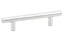 Emtek S62009SS Bar Cabinet Pull with 12" Center To Center Brushed Stainless Steel Finish