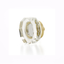 Schaub 53-SB City Lights Multi Sided Glass Knob Satin Brass Finish