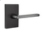 Emtek 5112HLOUS Helios Lever 2-3/8" Backset Passage with Modern Rectangular Rose for 1-1/4" to 2" Door