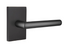 Emtek 5112STUUS Stuttgart Lever 2-3/8" Backset Passage with Modern Rectangular Rose for 1-1/4" to 2" Door