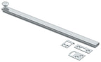 Deltana - 12" Surface Bolt; Concealed Screw; Heavy Duty - Bright Chrome