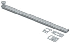 Deltana - 12" Surface Bolt; Concealed Screw; Heavy Duty - Satin Chrome