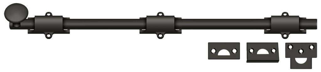 Deltana - 18" Surface Bolt; Heavy Duty - Oil Rubbed Bronze