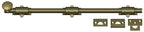 Deltana - 18" Surface Bolt; Heavy Duty - Antique Brass