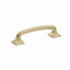 Schaub 206-SSB 4" Center to Center Northport Cabinet Pull Signature Satin Brass Finish