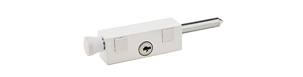 Emtek - Keyed Patio Bolt - White Main image