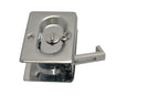 Emtek - Priv Pocket Door Lock for 1-3/8" to 1-3/4" Door - Polished Chrome