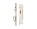 Emtek - Priv Pocket Door Mortise Lock for 1-3/4" Door - Satin Nickel