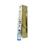 Emtek - Priv Pocket Door Mortise Lock for 1-3/8" Door - Polished Brass Lifetime