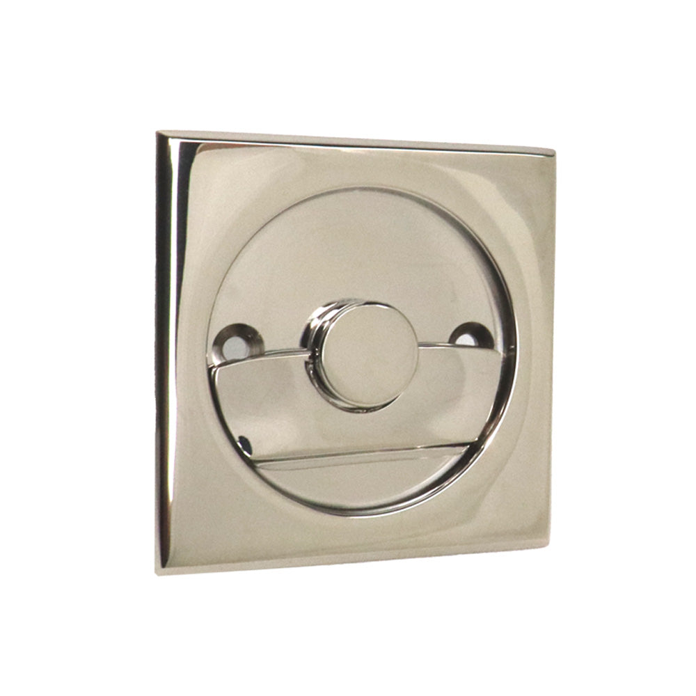 Emtek - Square Privacy Pocket Door Tubular Lock with Privacy Strike Plate and Dust Box for 1-3/8" to 1-3/4" Door Secondary image