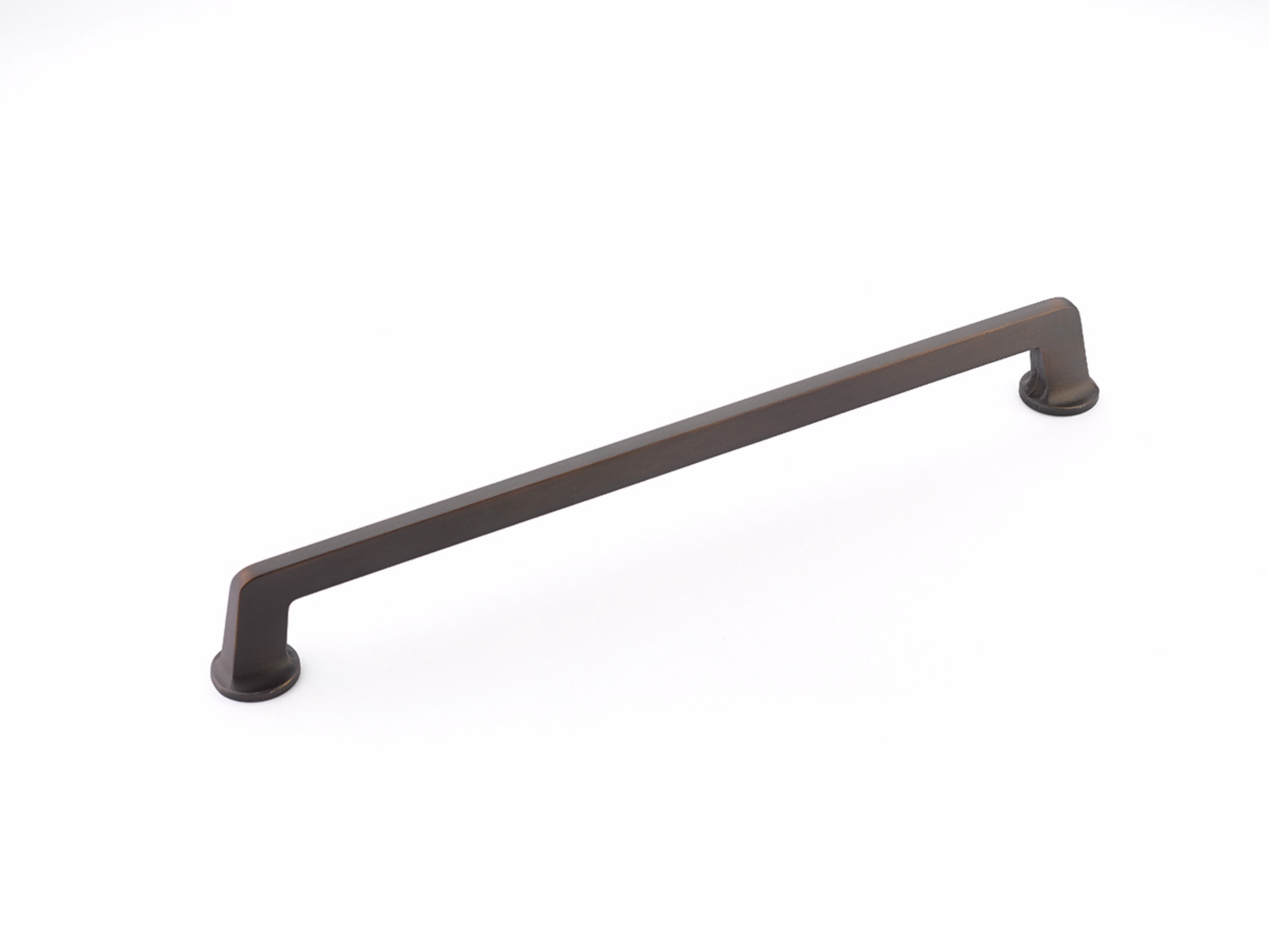 Schaub 218-ABZ 15" Center to Center Northport Square Cabinet Pull Ancient Bronze Finish