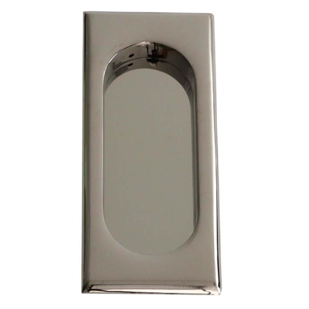 Emtek - Rectangular Flush Pull - Polished Nickel