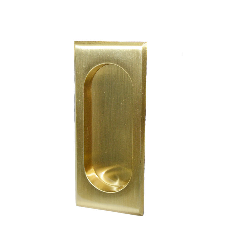 Emtek - Rectangular Flush Pull - French Antique Brass