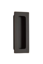 Emtek - 4" Modern Rectangular Flush Pull - Oil Rubbed Bronze