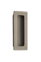 Emtek - 4" Modern Rectangular Flush Pull - Pewter