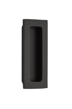 Emtek - 4" Modern Rectangular Flush Pull - Flat Black