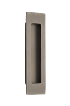 Emtek - 6" Modern Rectangular Flush Pull - Pewter