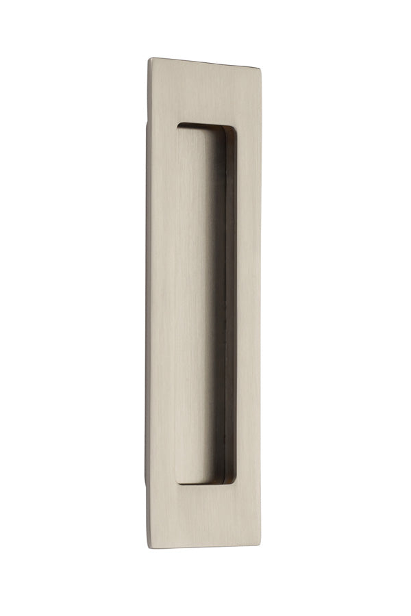Emtek - 7" Modern Rectangular Flush Pull - Satin Nickel