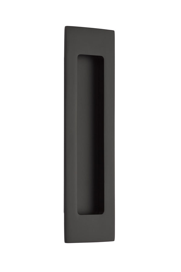 Emtek - 7" Modern Rectangular Flush Pull - Flat Black