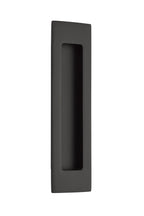 Emtek - 7" Modern Rectangular Flush Pull - Flat Black