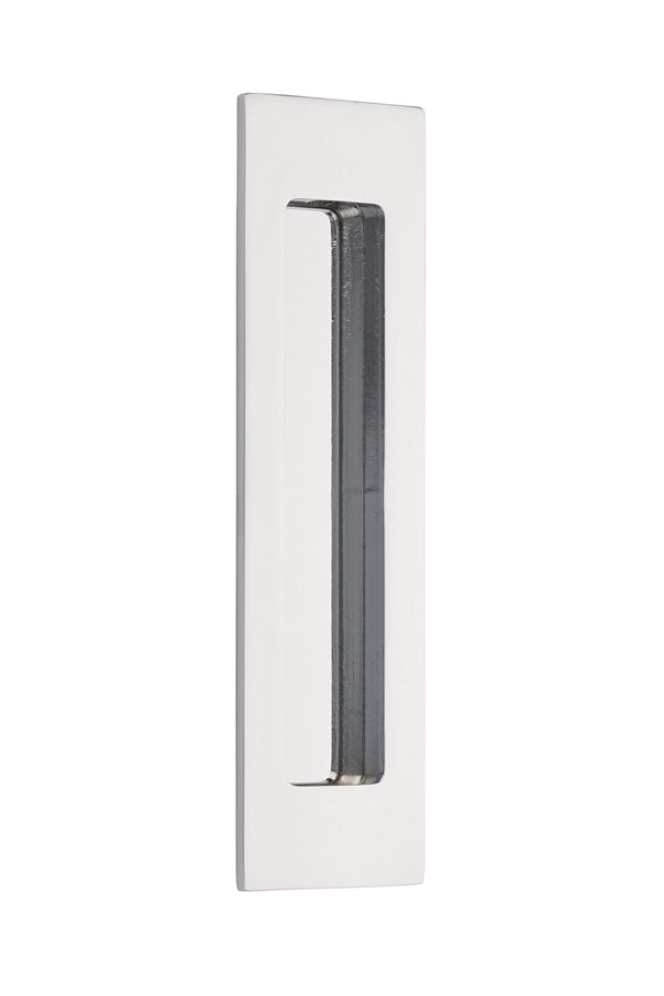 Emtek - 7" Modern Rectangular Flush Pull - Polished Chrome