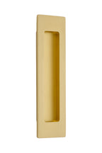 Emtek - 7" Modern Rectangular Flush Pull - Satin Brass