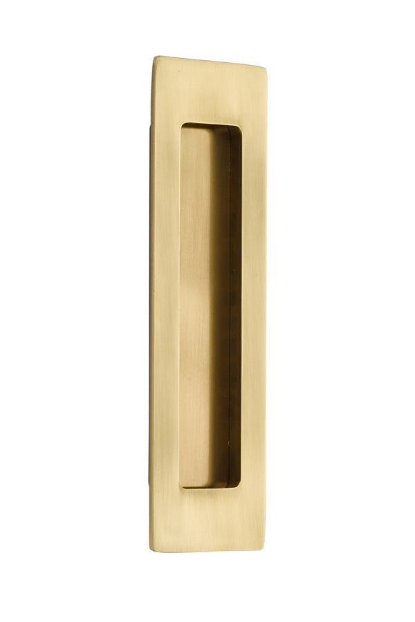 Emtek - 7" Modern Rectangular Flush Pull - French Antique Brass