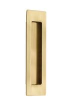 Emtek - 7" Modern Rectangular Flush Pull - French Antique Brass