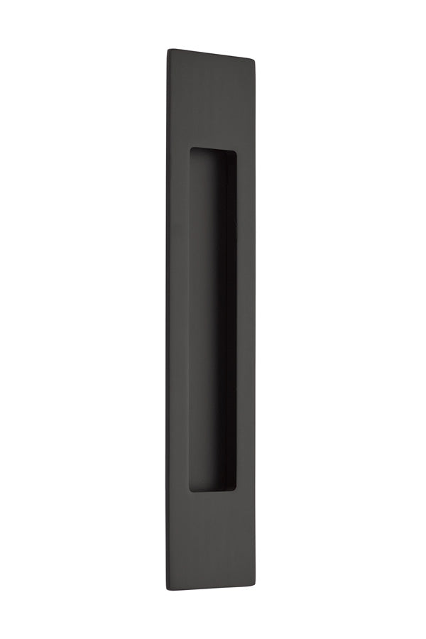 Emtek - 10" Modern Rectangular Flush Pull - Flat Black