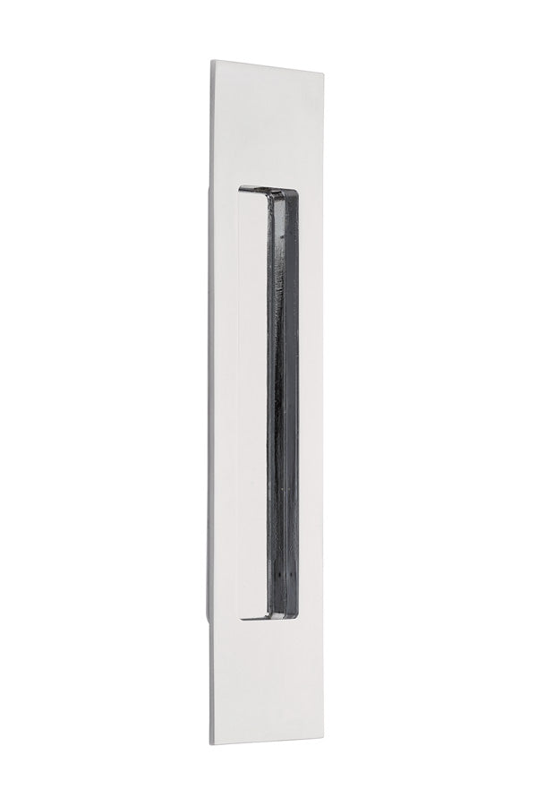 Emtek - 10" Modern Rectangular Flush Pull - Polished Chrome