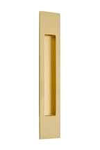 Emtek - 10" Modern Rectangular Flush Pull - Satin Brass