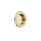 Emtek - Round Flush Pull - French Antique Brass