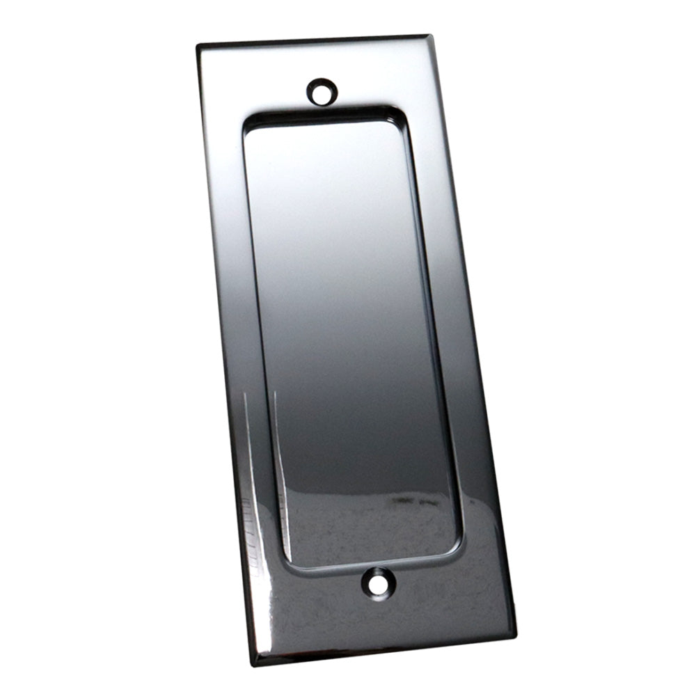 Emtek - Modern Rectangular Flush Pull - Polished Chrome