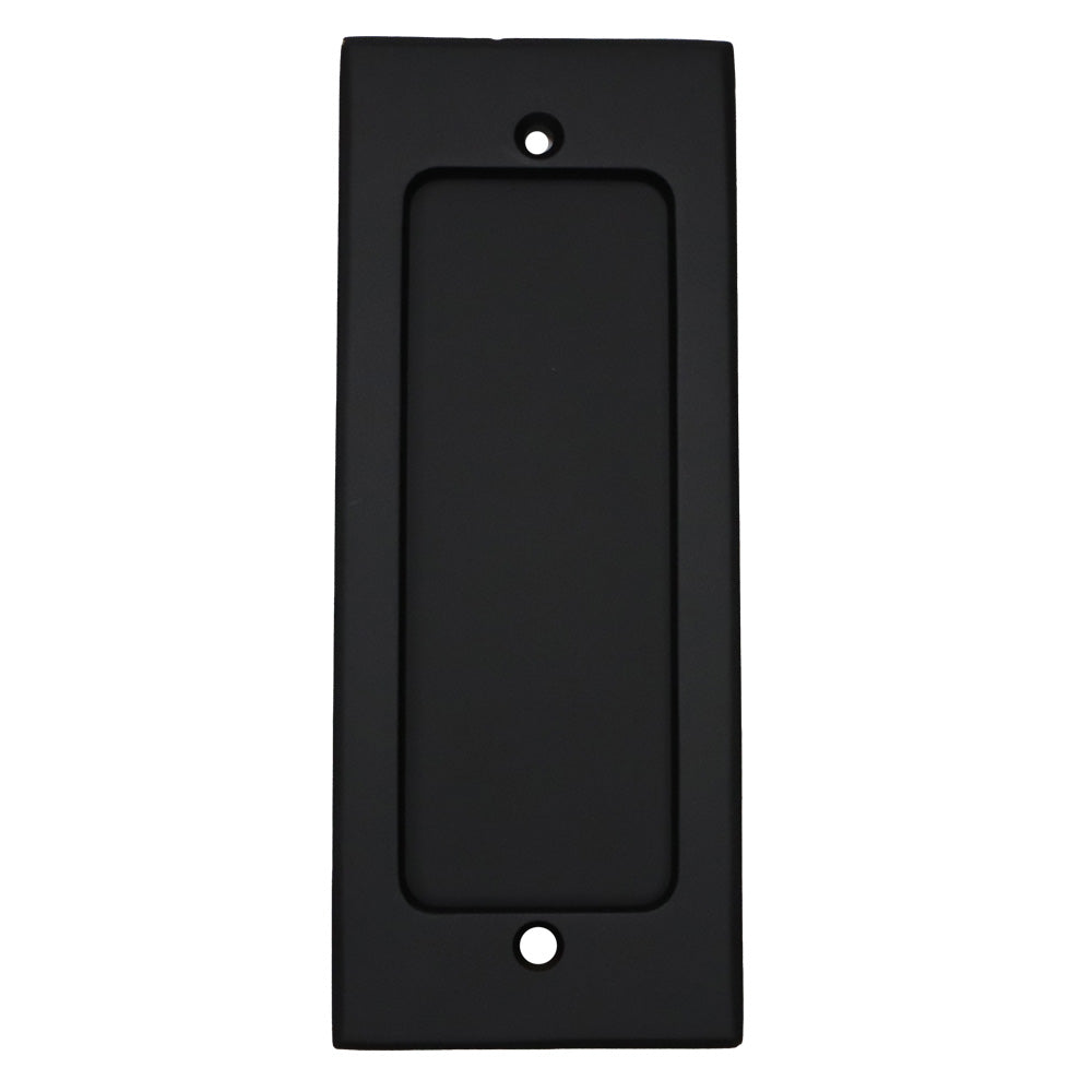 Emtek - Modern Rectangular Flush Pull - Flat Black