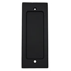 Emtek - Modern Rectangular Flush Pull - Flat Black