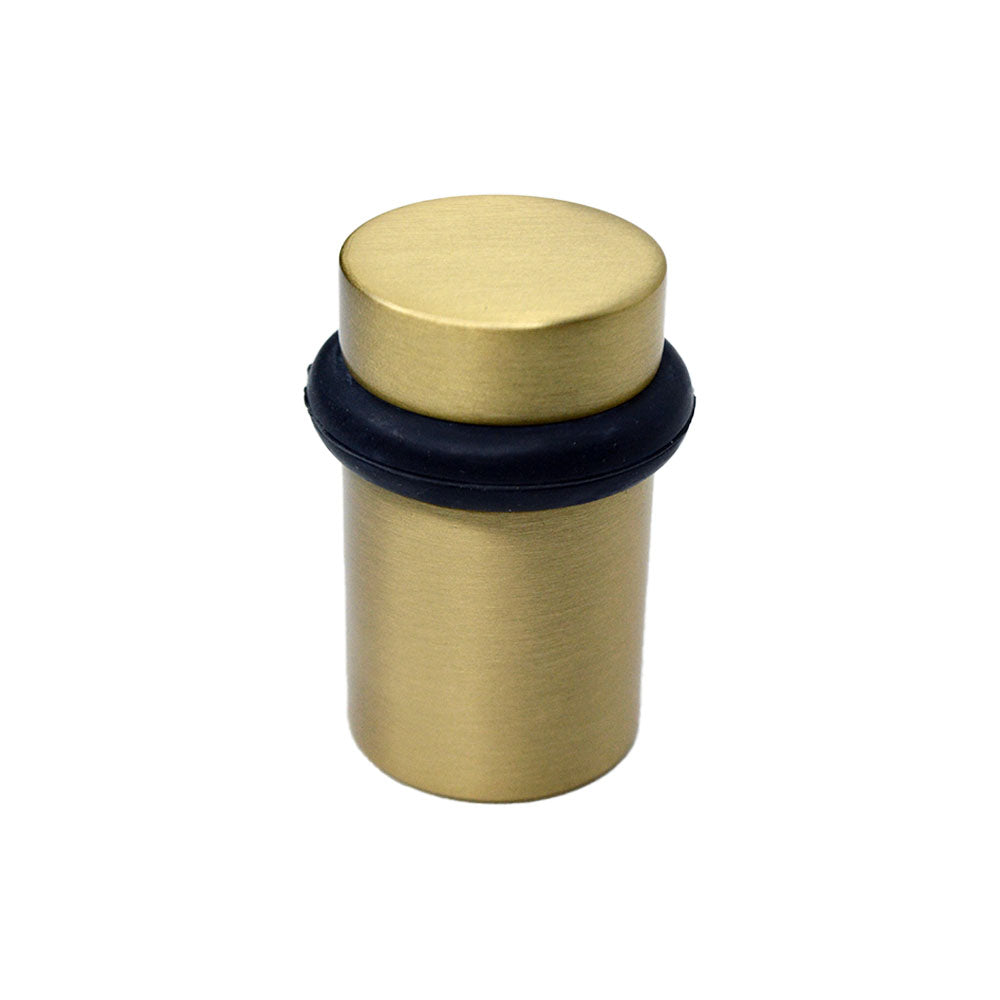 Emtek - 2" Cylinder Floor Bumper - Satin Brass