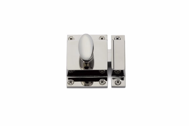 Emtek - 2-1/4" x 2" Cabinet Latch - Satin Nickel