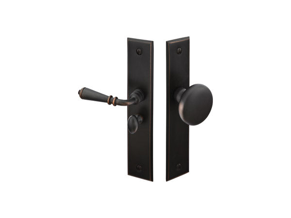 Emtek 2291US10BLH Left Hand Rectangular Style Screen Door Lock Oil Rubbed Bronze Finish Main image