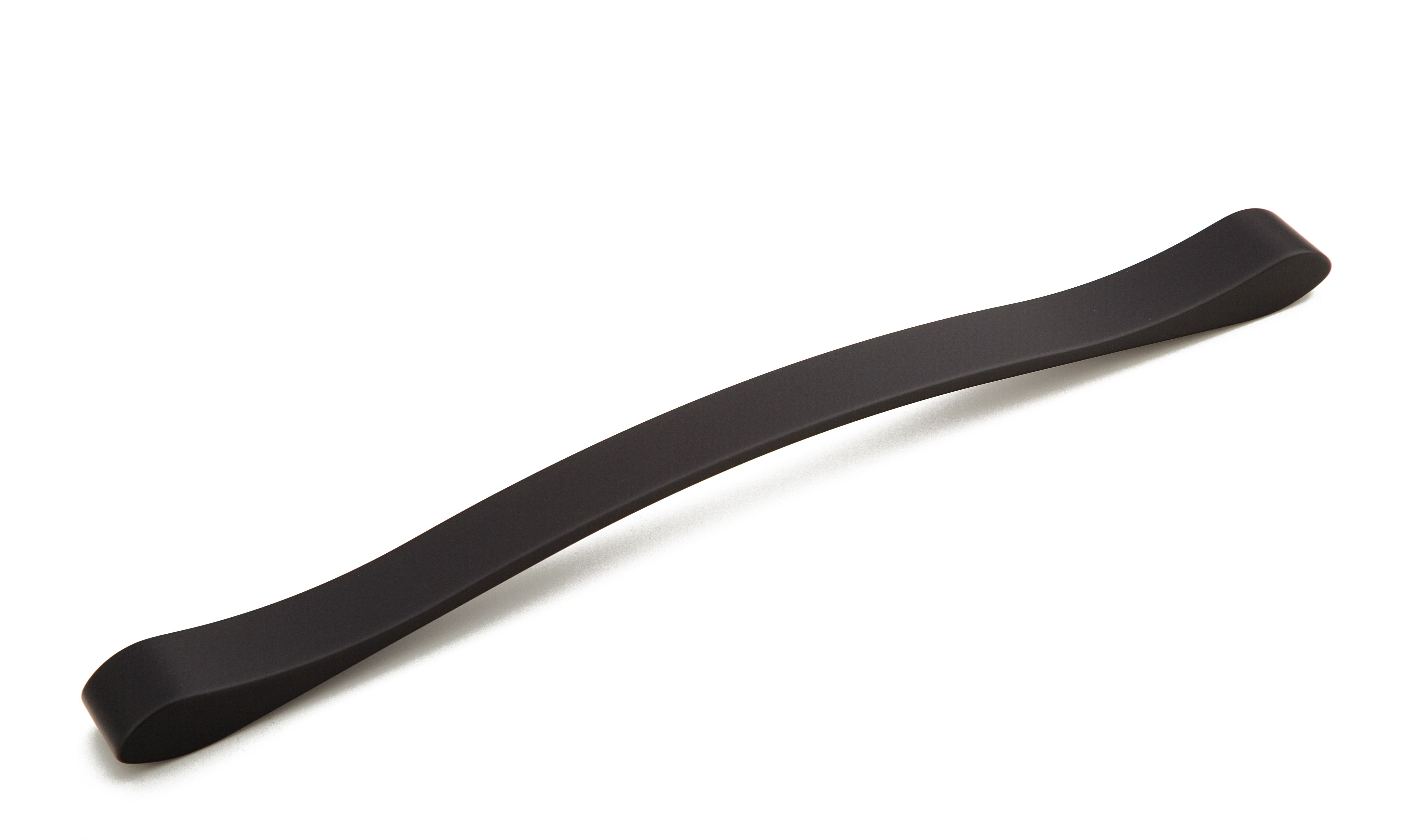 Schaub 244-320-MB - 320mm Center to Center Wave Cabinet Pull Matte Black Finish Main image
