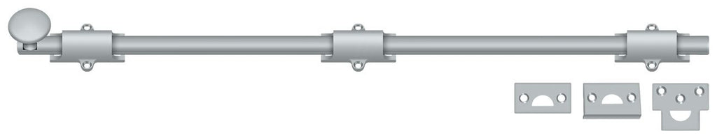 Deltana - 24" Surface Bolt; Heavy Duty - Satin Chrome