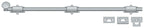 Deltana - 24" Surface Bolt; Heavy Duty - Satin Chrome