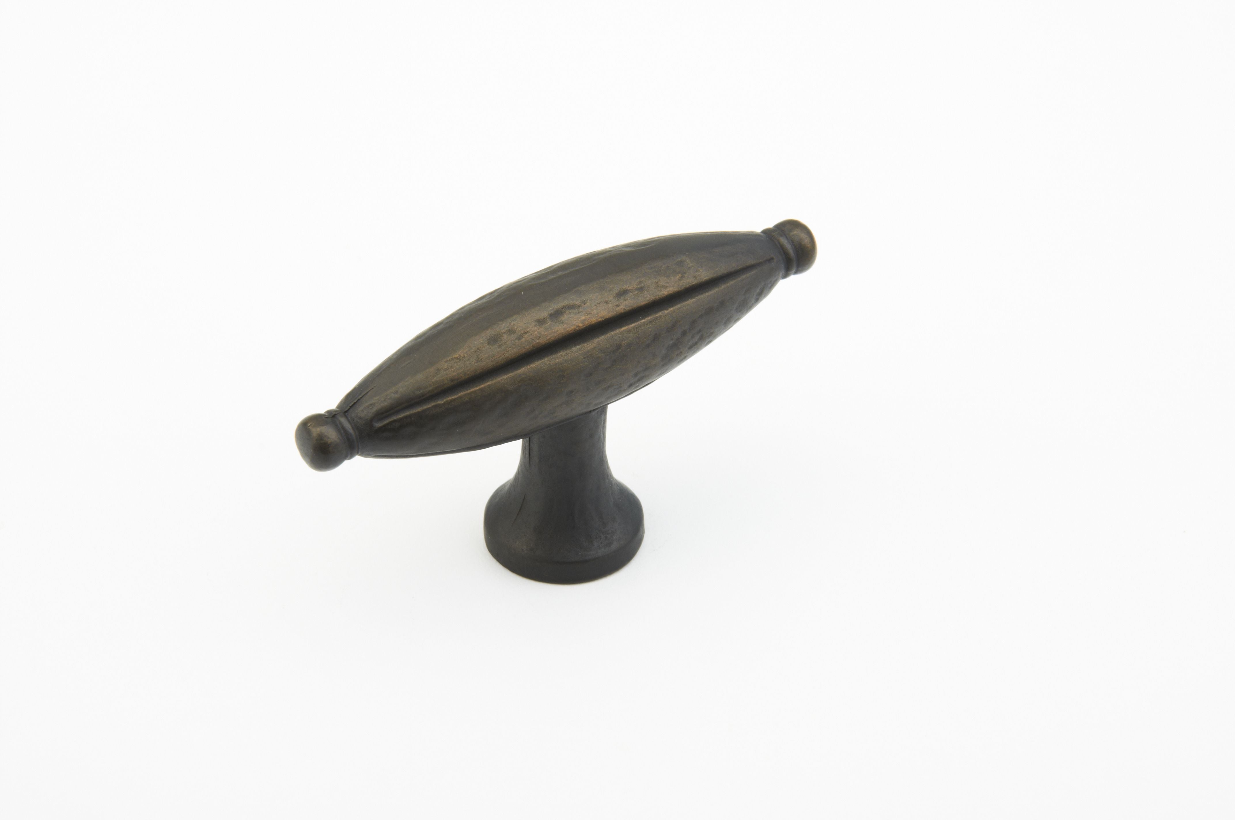 Schaub 253-ABZ 2-7/8" Siena Large Oval Cabinet Knob Ancient Bronze Finish Main image