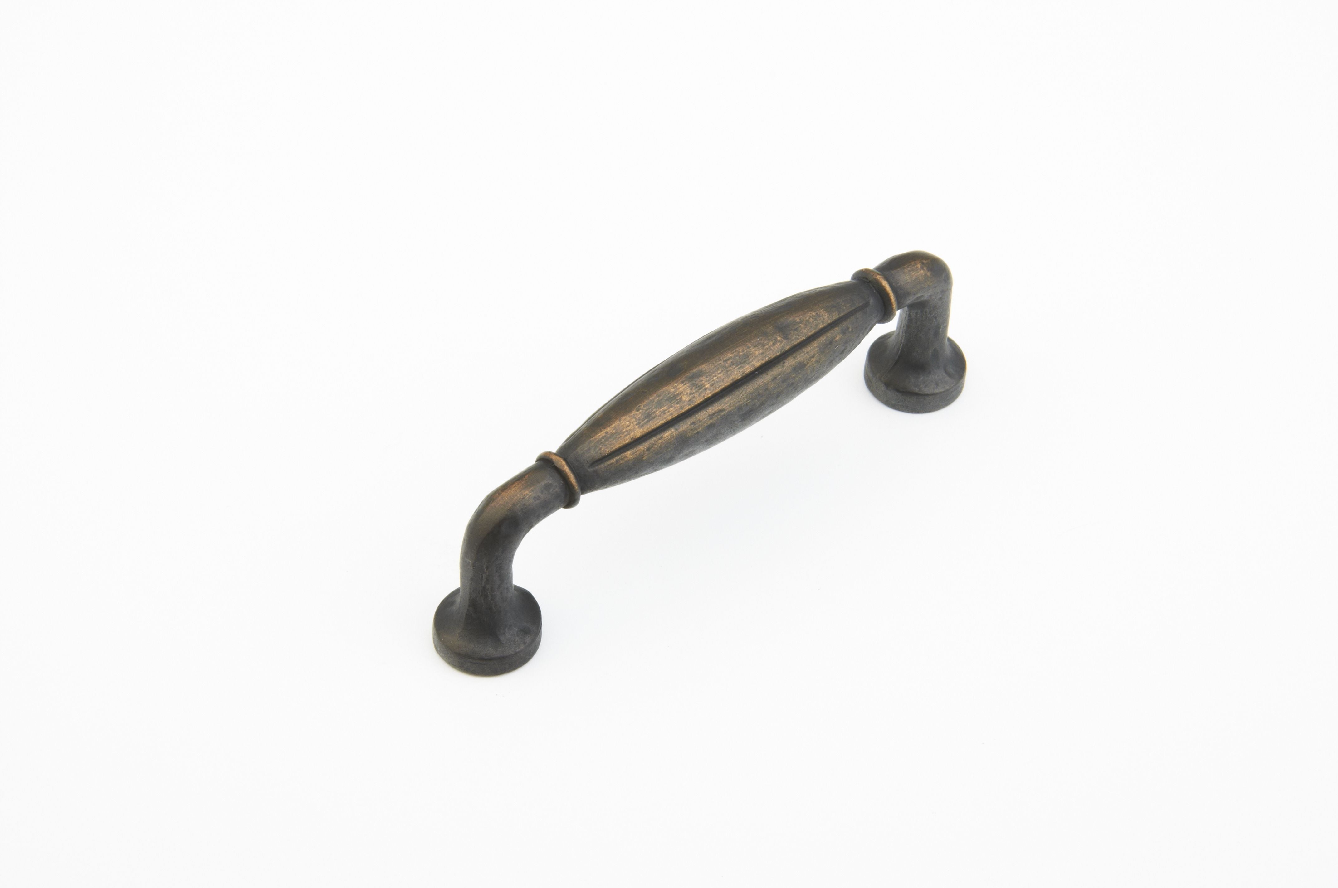 Schaub 255-ABZ 96mm Center to Center Siena Cabinet Pull Ancient Bronze Finish Main image