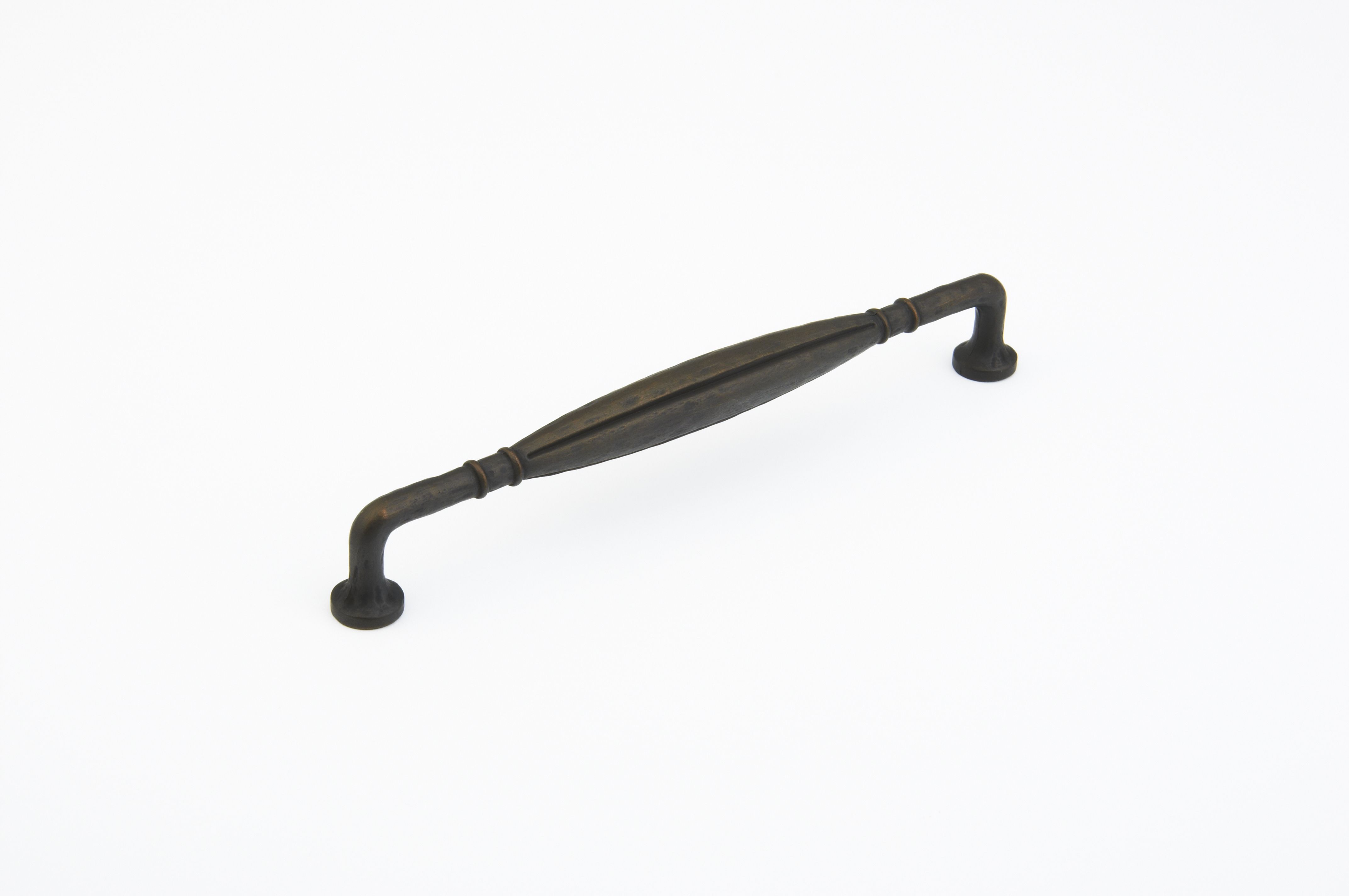 Schaub 256-ABZ 8" Center to Center Siena Cabinet Pull Ancient Bronze Finish Main image